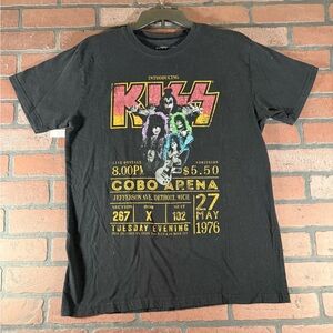 🎸🔥 KISS “Introducing Cobo Arena 1976” Tour Tee ( Medium )